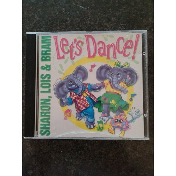 VTG Retro CD Sharon, Lois and Bram Let's Dance! 1995 RARE  kids music TV show - Picture 1 of 3